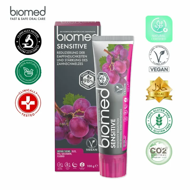 【舒緩敏感】葡萄籽舒復牙膏 Biomed 蓓齒美(100g)