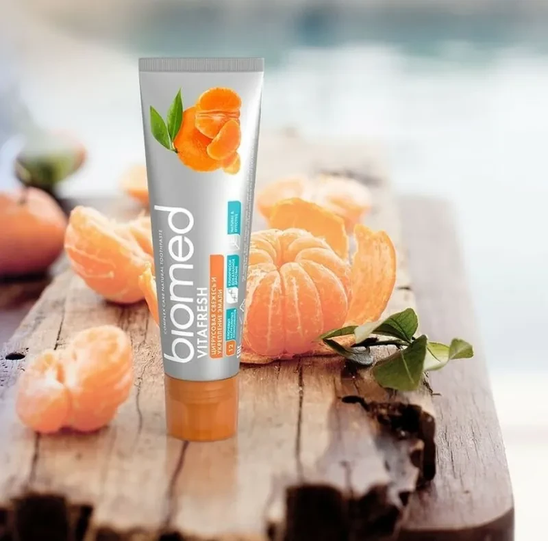 【長效清新】柚橘潔齒清新牙膏 Biomed 蓓齒美(100g)
