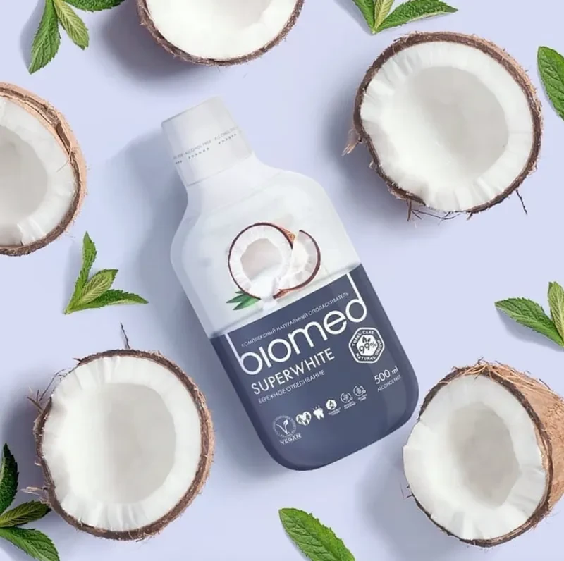 【溫和亮白】椰油果酵亮白漱口水 Biomed 蓓齒美(500ml)