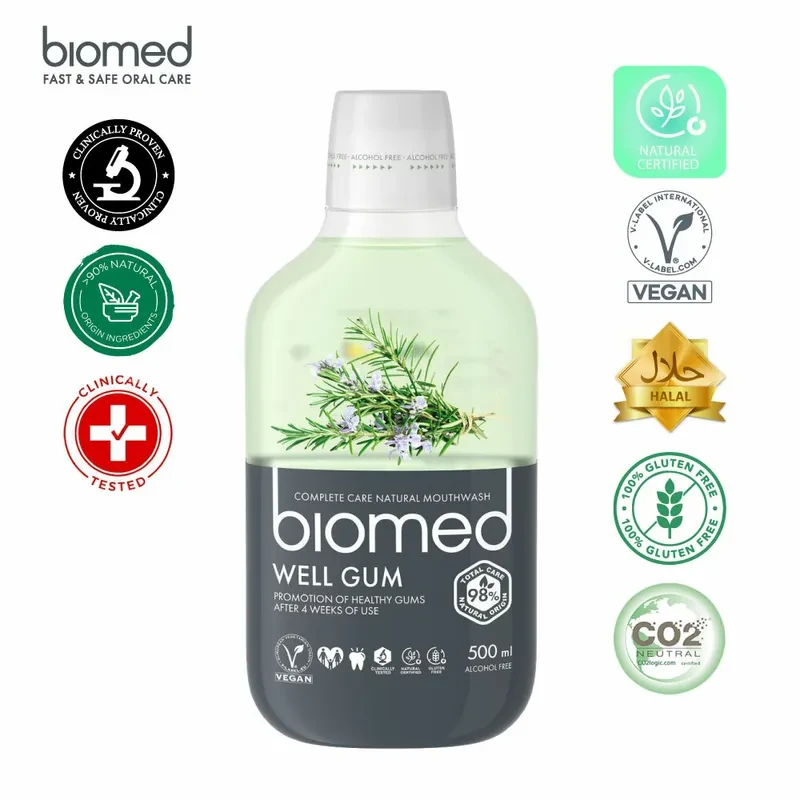 【舒緩牙齦】北國草本護齦漱口水 Biomed 蓓齒美(500ml)