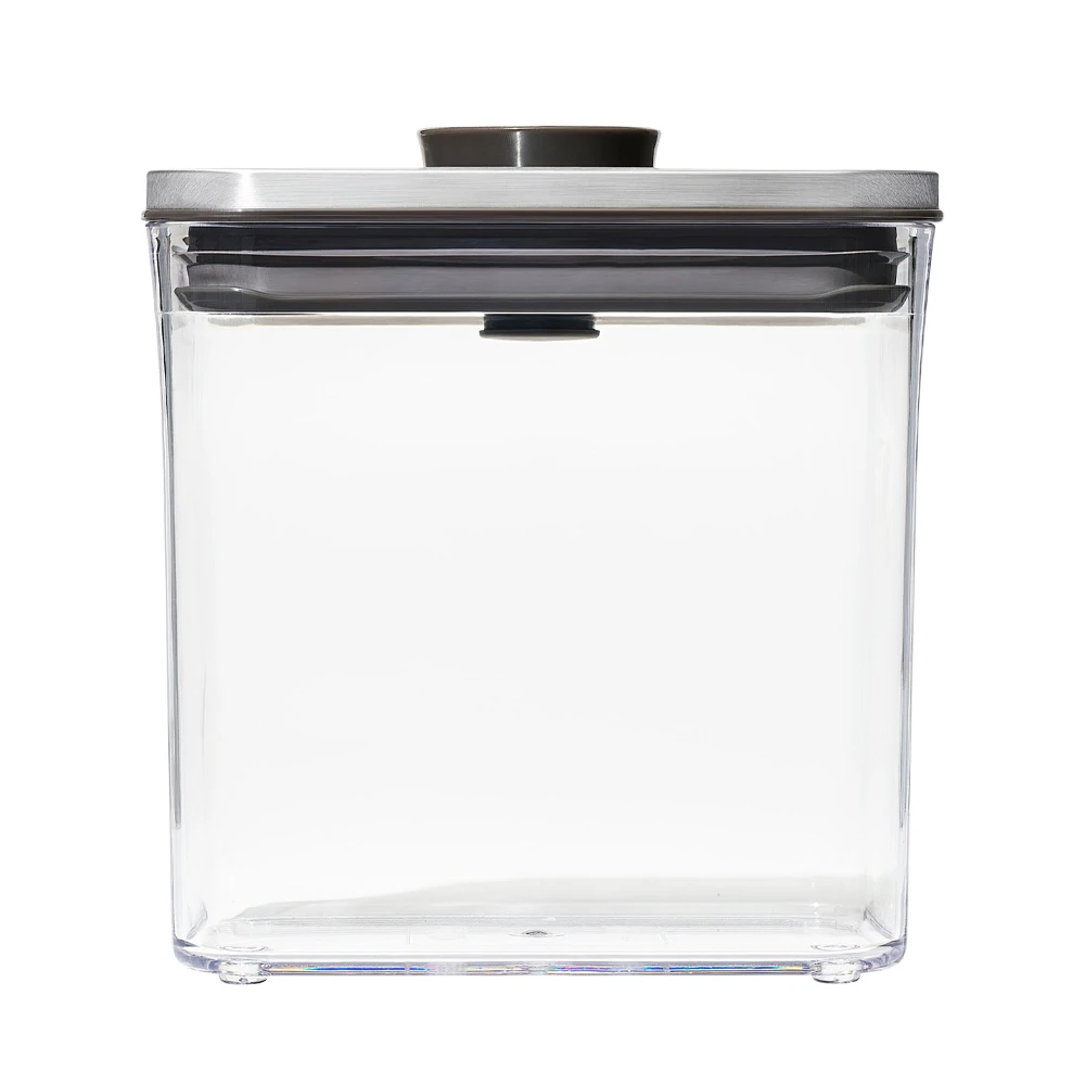 OXO POP 不鏽鋼按壓保鮮盒 - 長方1.6L