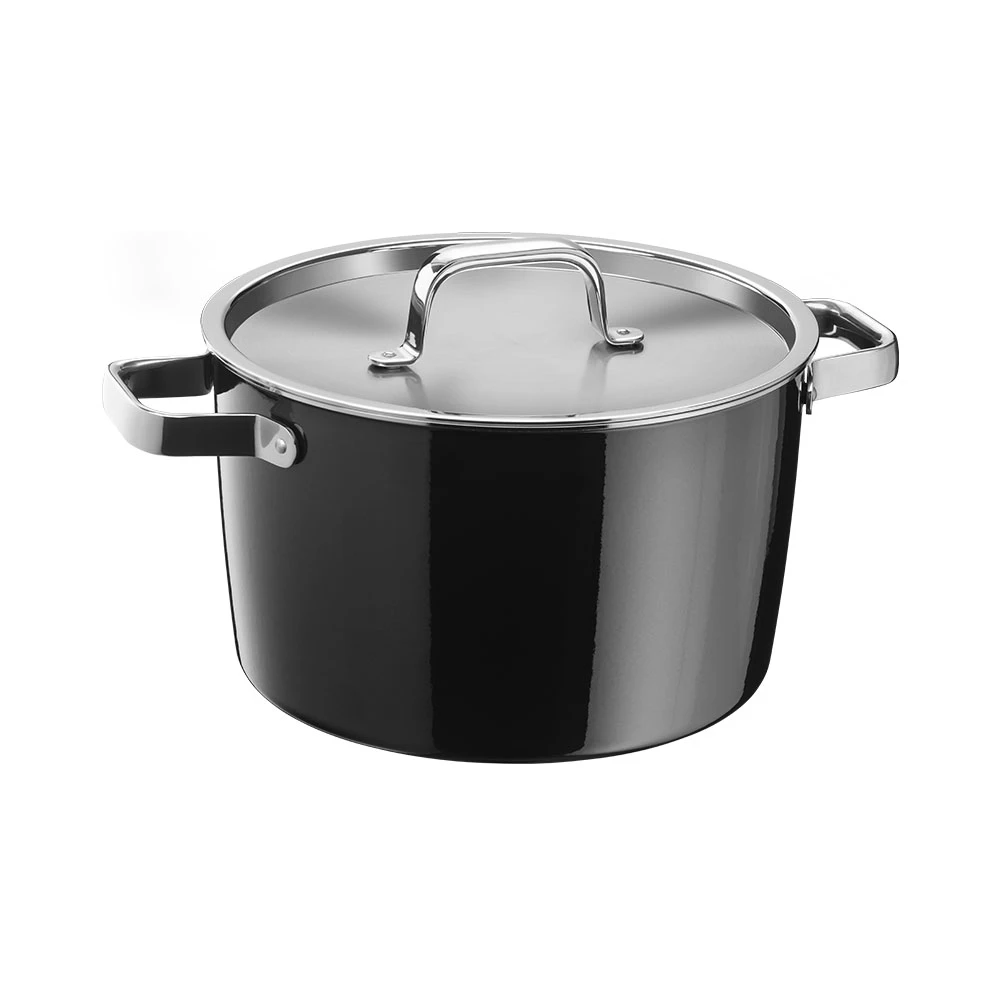 WMF Fusiontec Aromatic 高身湯鍋 24cm 6.2L (黑色)