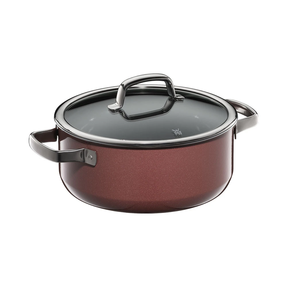 WMF Fusiontec Mineral 低身湯鍋 24cm 4.4L (玫瑰金色)