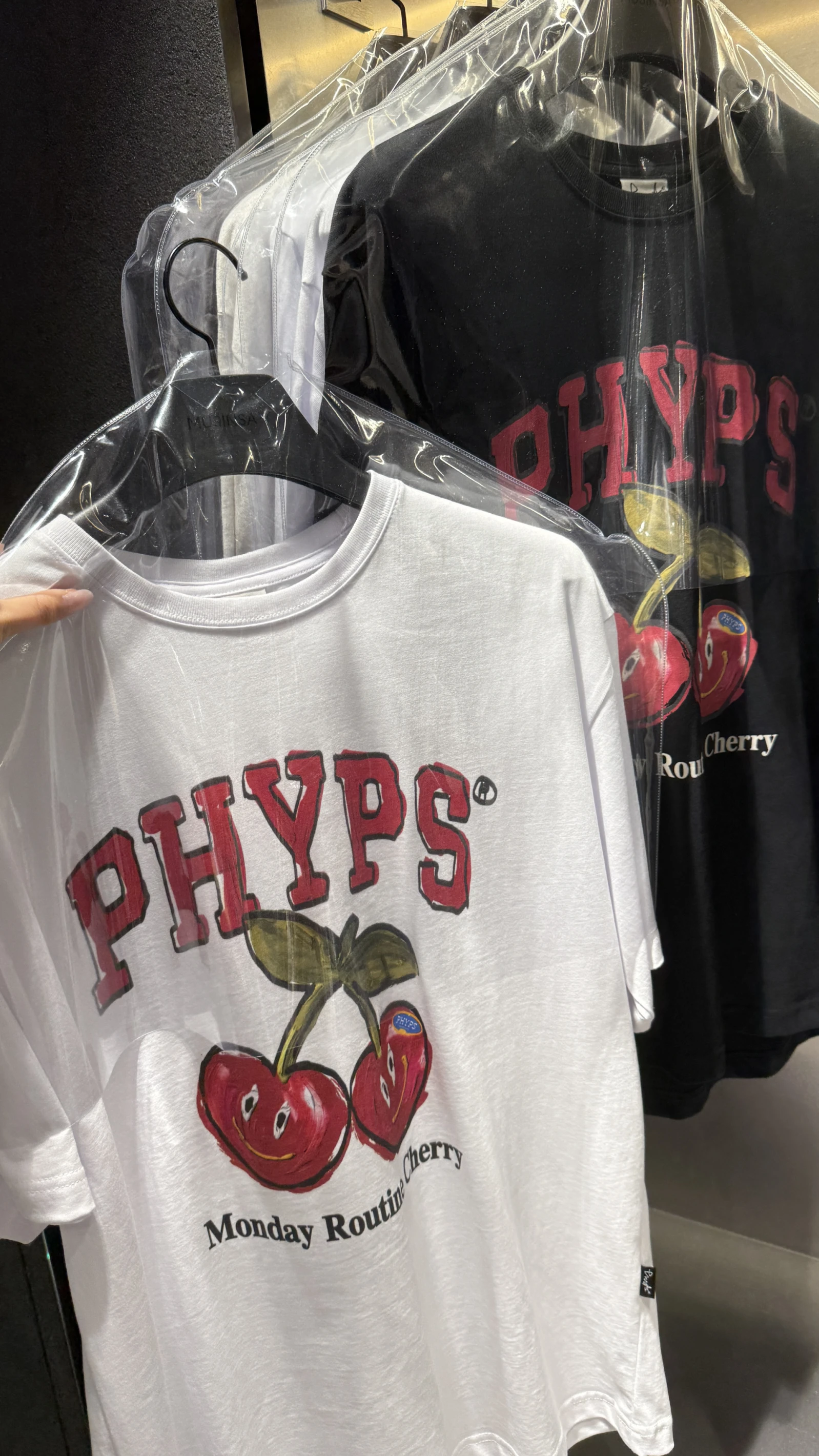 PHYPS 可愛可愛水果寬鬆純棉短袖T
