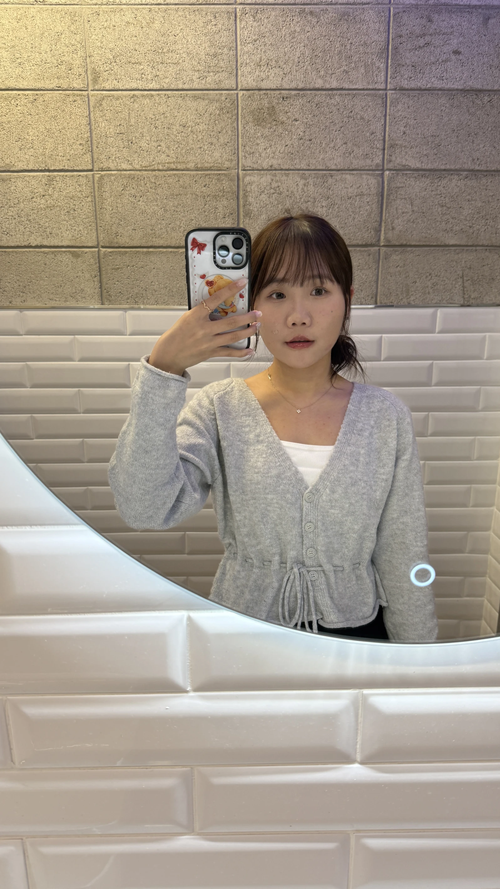 闆娘自留 溫柔Ｖ領收腰毛衣上衣
