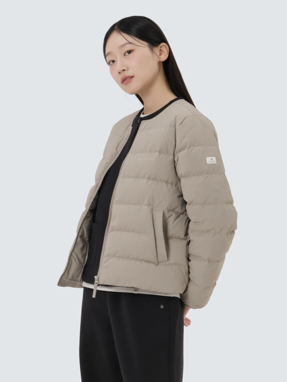 零碼現貨 snow peak女款 圓領輕量羽絨外套