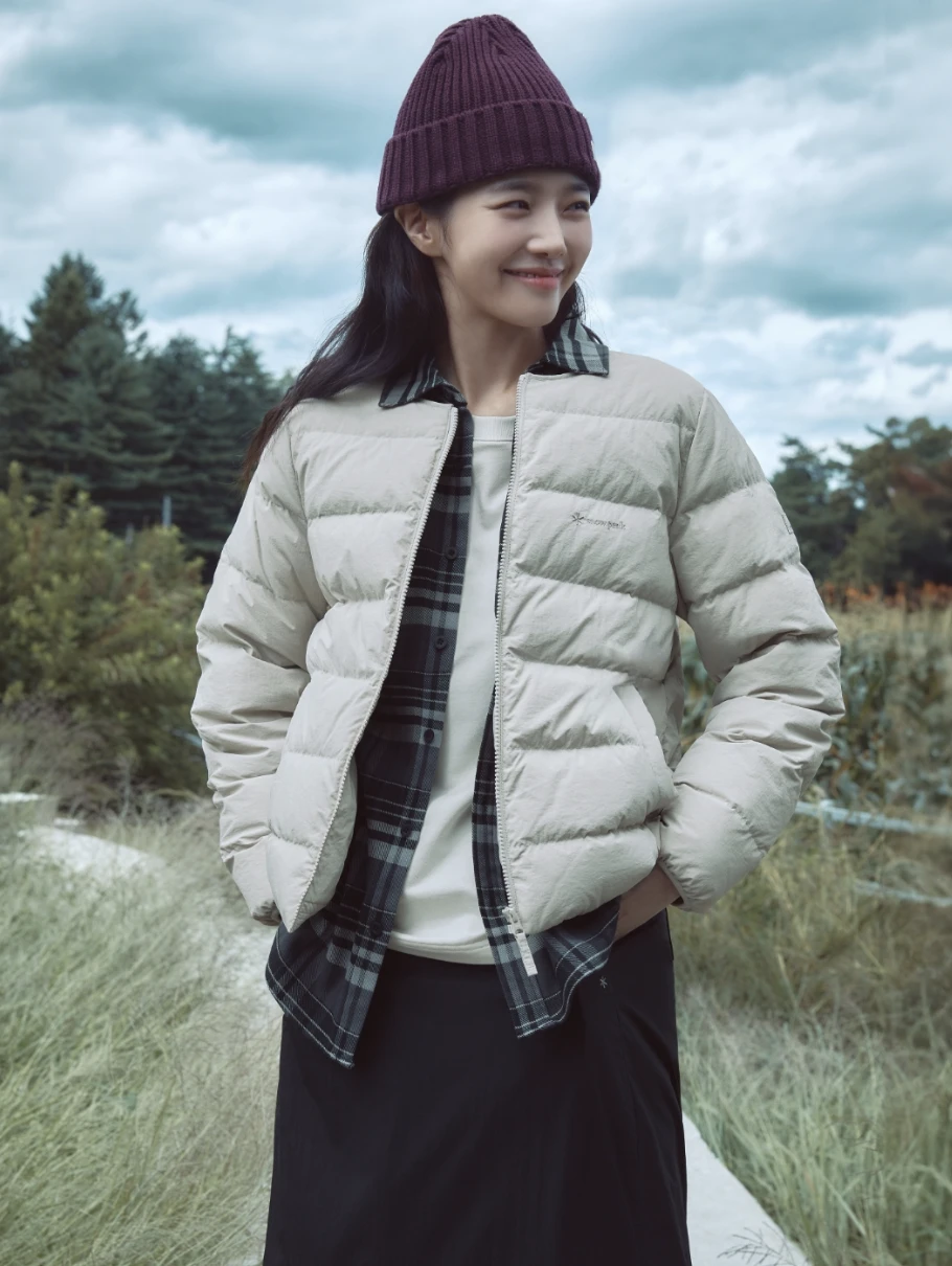 零碼現貨 snow peak女款 圓領輕量羽絨外套