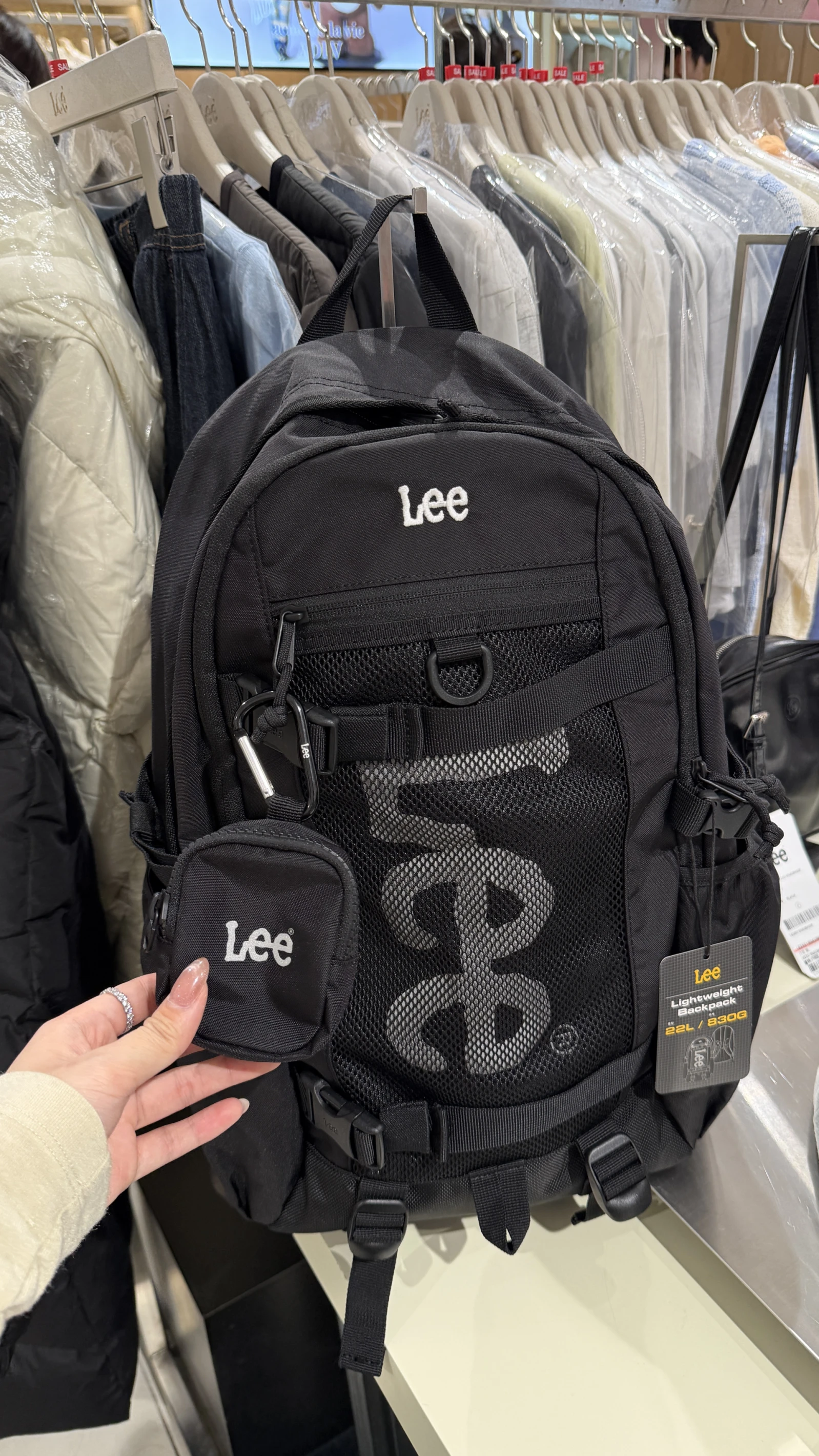 LEE 22L後背包＋掛件小包