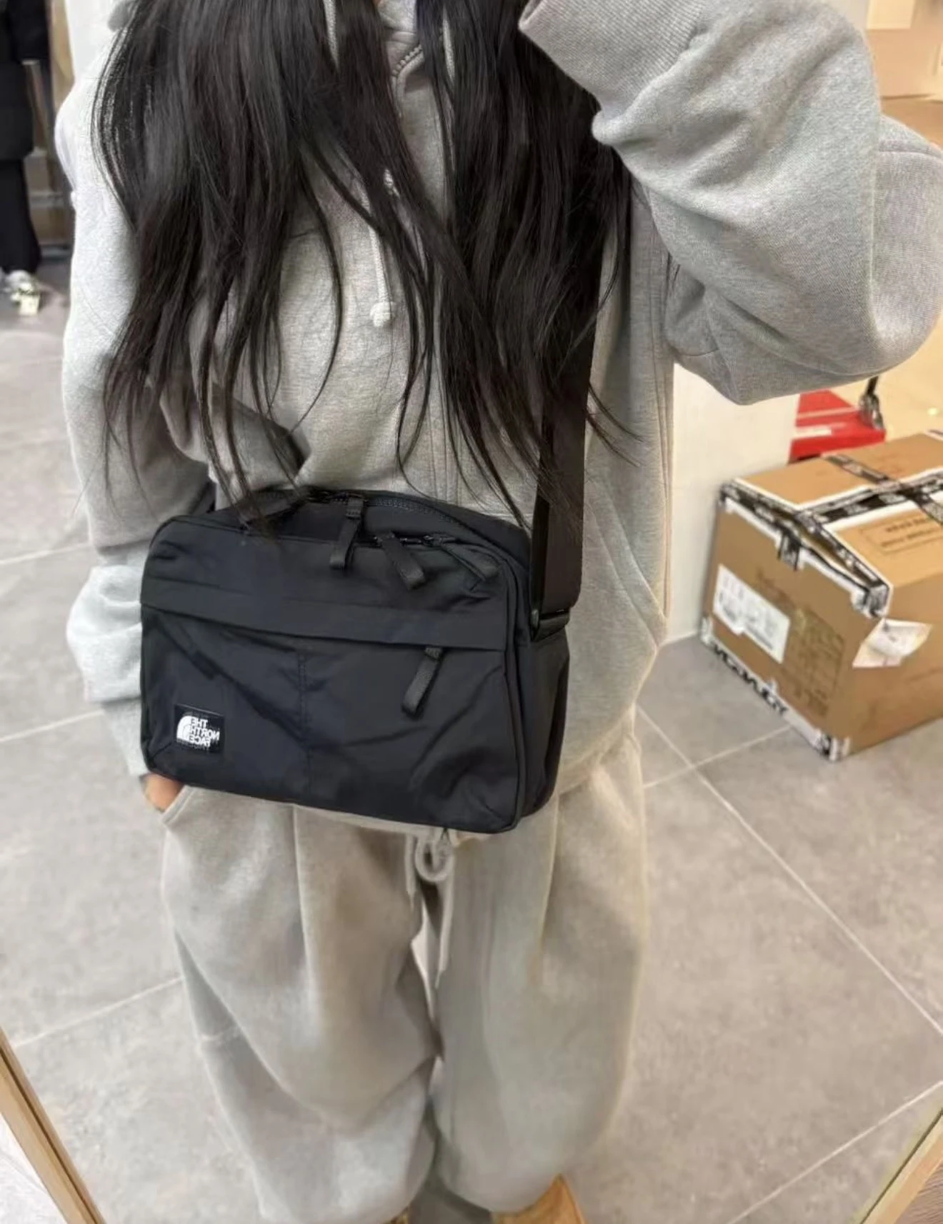 TThe North Face  雙層斜背包 RAVEL CROSS BAG M_N