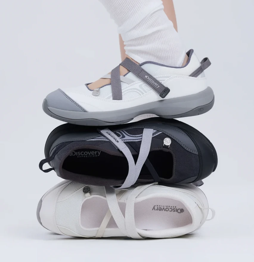 Discovery  交叉瑪莉珍鞋Expedition Wave Strap