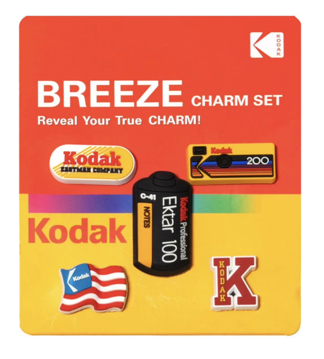 Kodak 柯達復古底片鞋扣組