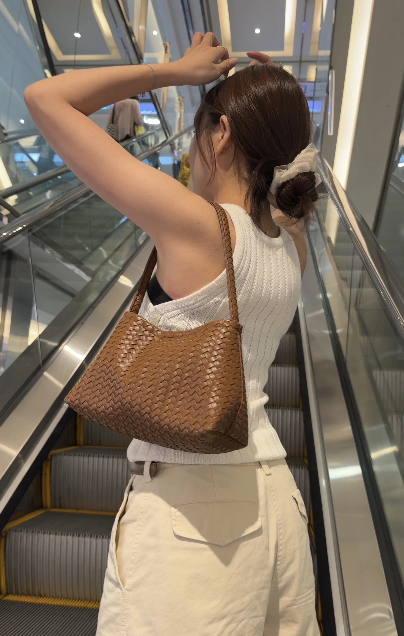 夏天必備編織包 子母包