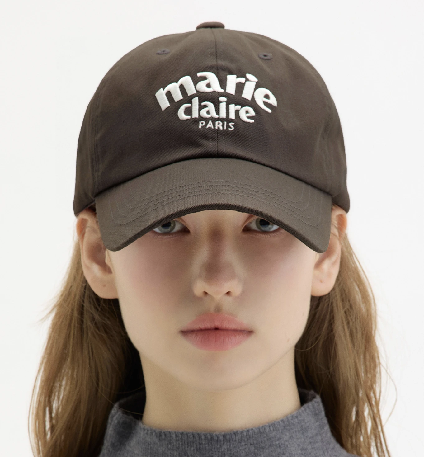 marie claire 大LOGO棒球帽