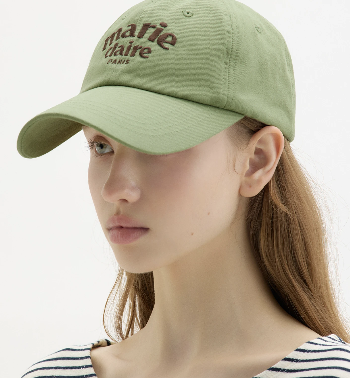 marie claire 大LOGO棒球帽