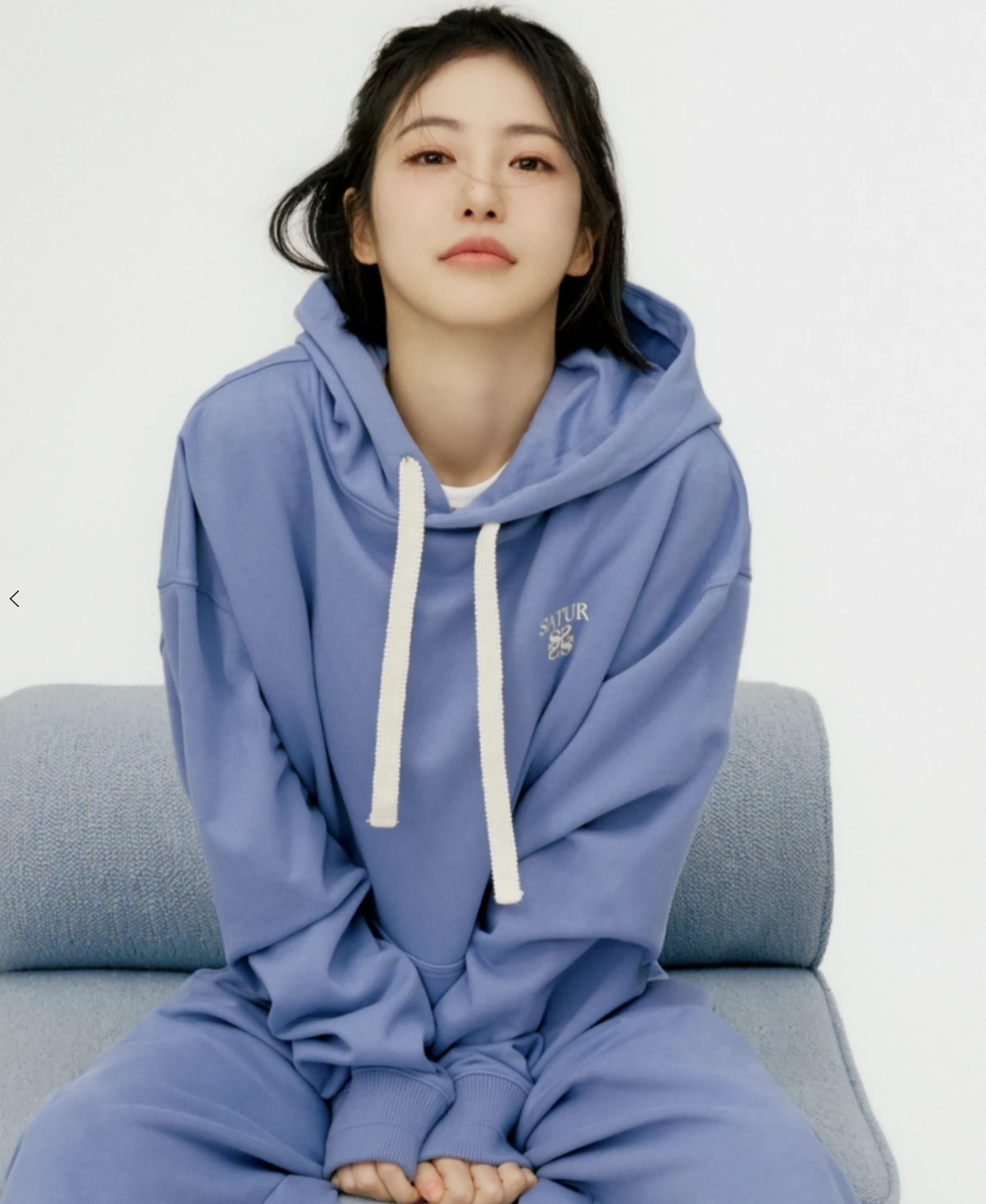 (特價款）SATUR男女通穿款 小logo刺繡帽Ｔ