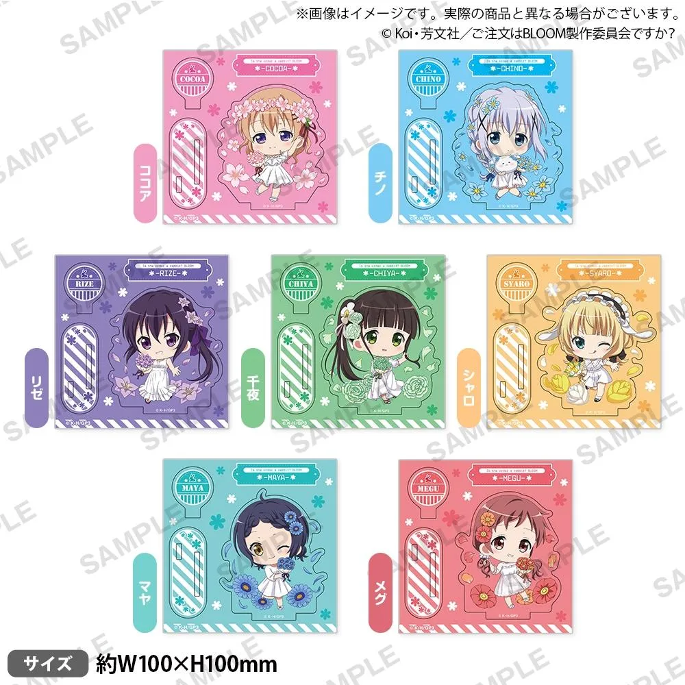 BUSHIROAD CREATIVE 請問您今天要來點兔子嗎？ BLOOM Spring ver. 組裝式角色壓克力立牌