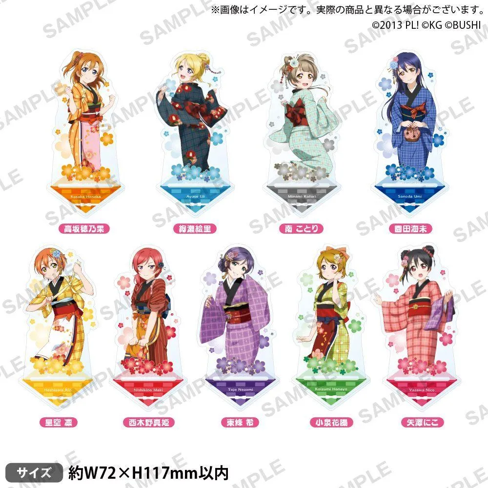 BUSHIROAD CREATIVE Love Live! μ's 七福神 ver. 角色壓克力立牌