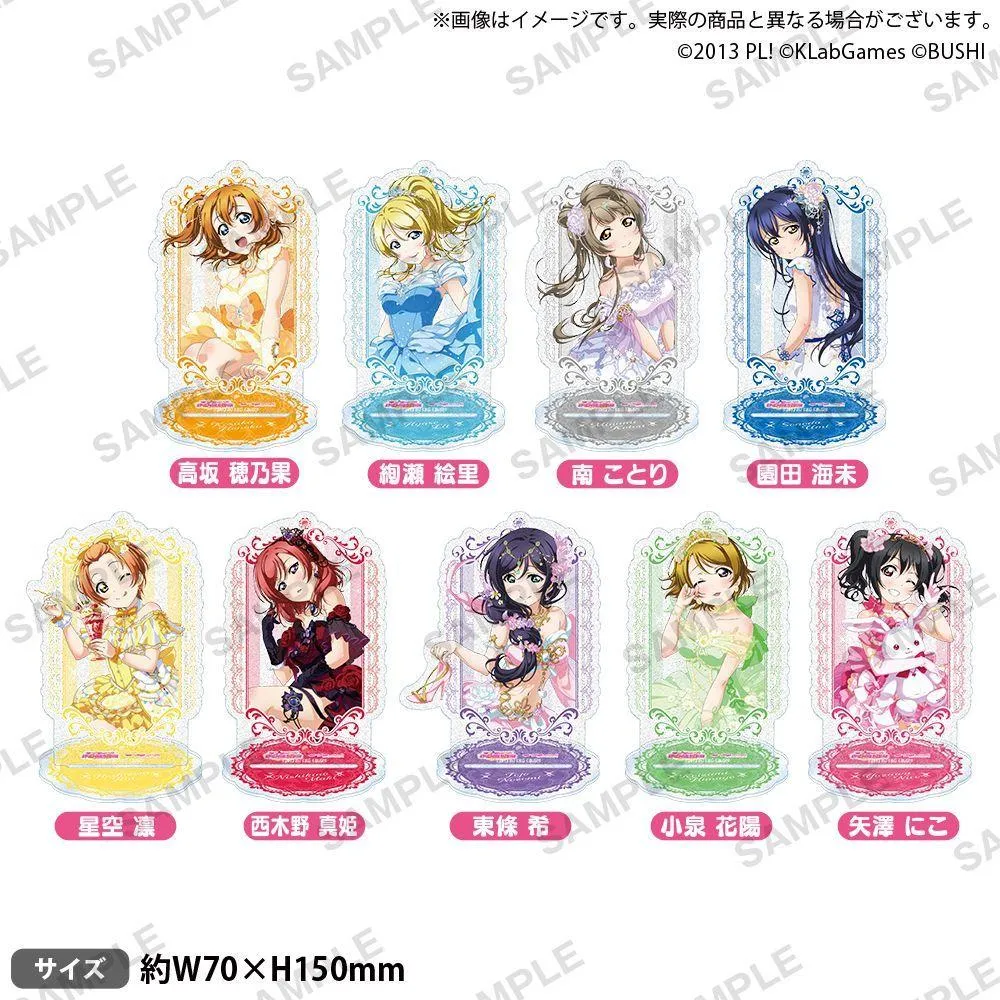 BUSHIROAD CREATIVE Love Live! μ's公主 ver.亮粉角色壓克力立牌