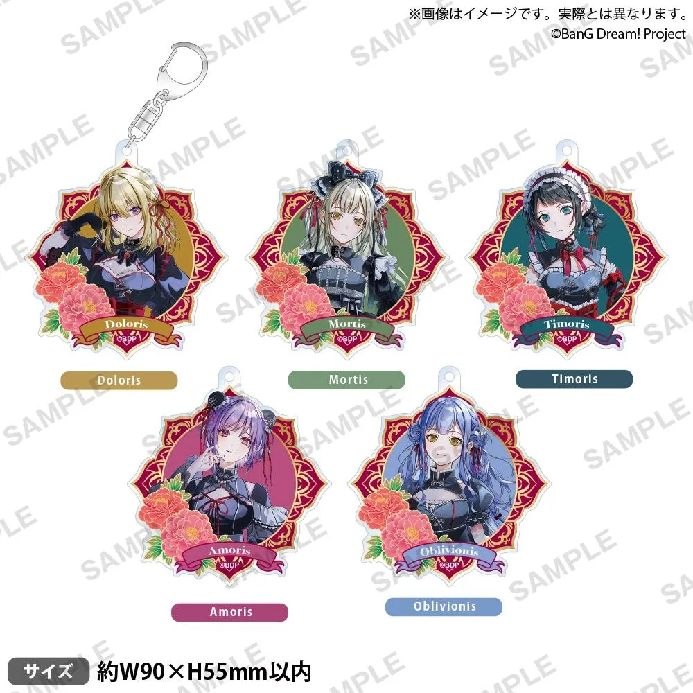 BUSHIROAD CREATIVE BanG Dream! Ave Mujica 鮮美透涼ver. 和紙風壓克力鑰匙圈