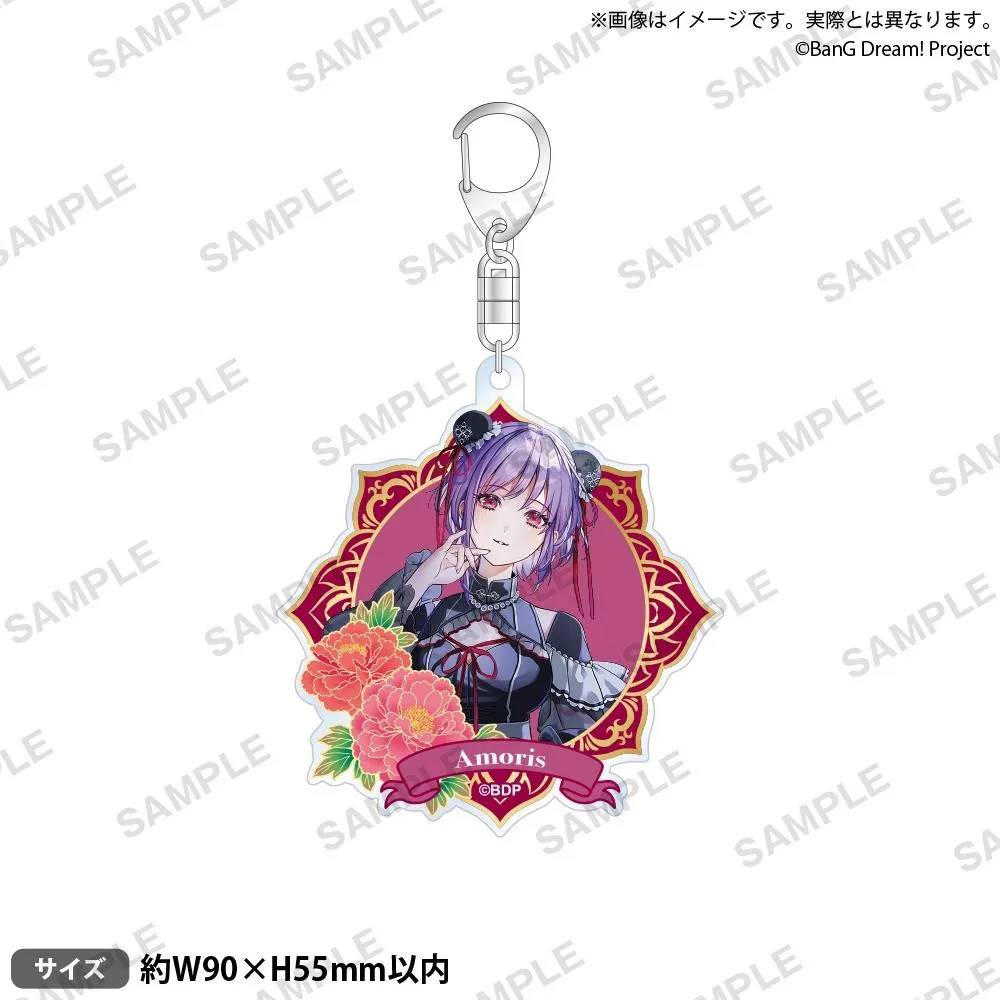 BUSHIROAD CREATIVE BanG Dream! Ave Mujica 鮮美透涼ver. 和紙風壓克力鑰匙圈