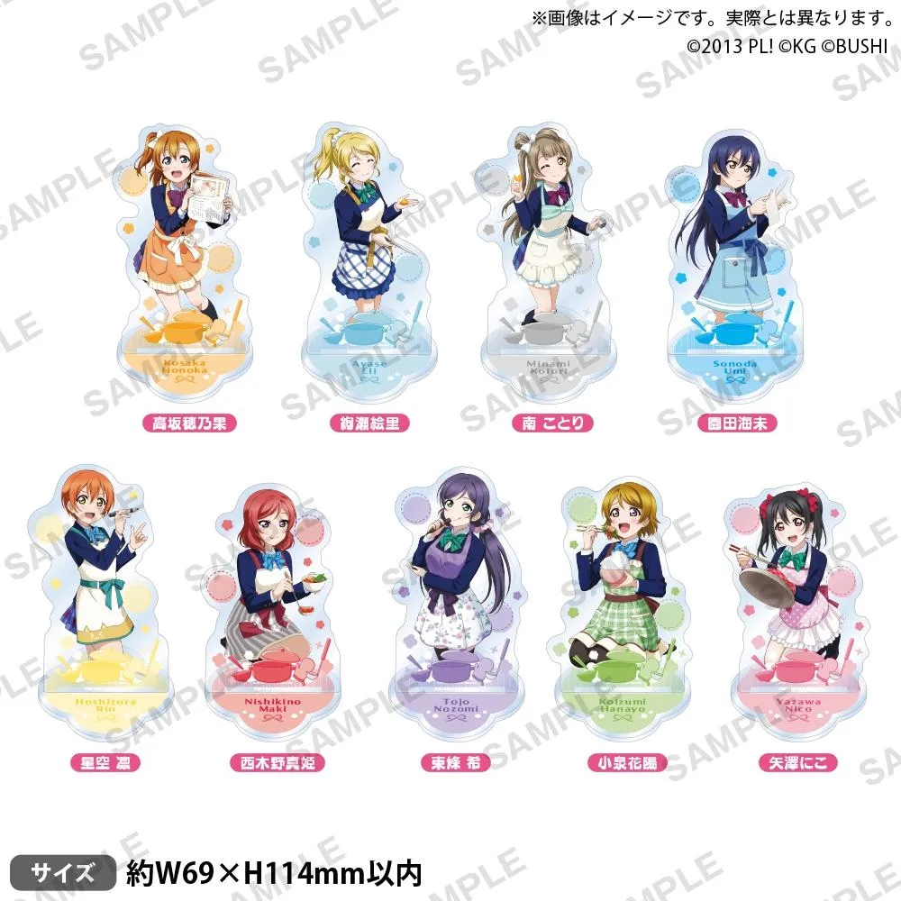 BUSHIROAD CREATIVE Love Live! μ's火鍋派對ver. 角色壓克力立牌