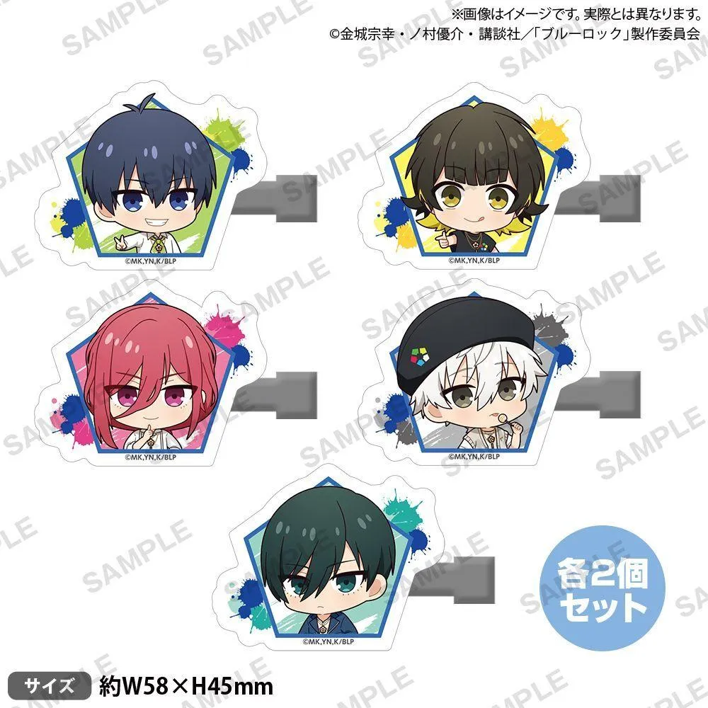 BUSHIROAD CREATIVE 「 BLUE LOCK 藍色監獄 」Showtime!! 髮夾二入組