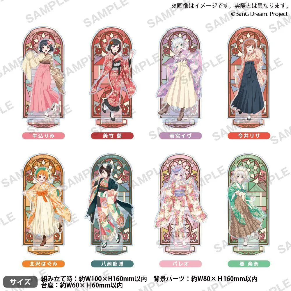 BUSHIROAD CREATIVE BanG Dream! Girls Band Party! POP UP SHOP 和洋折衷ver. 角色壓克力立牌
