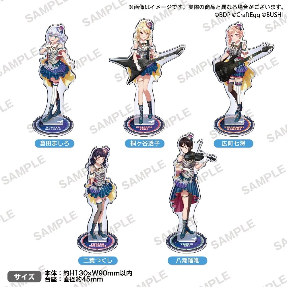 BUSHIROAD CREATIVE BanG Dream! 9th☆LIVE「Mythology」Morfonica 角色壓克力立牌