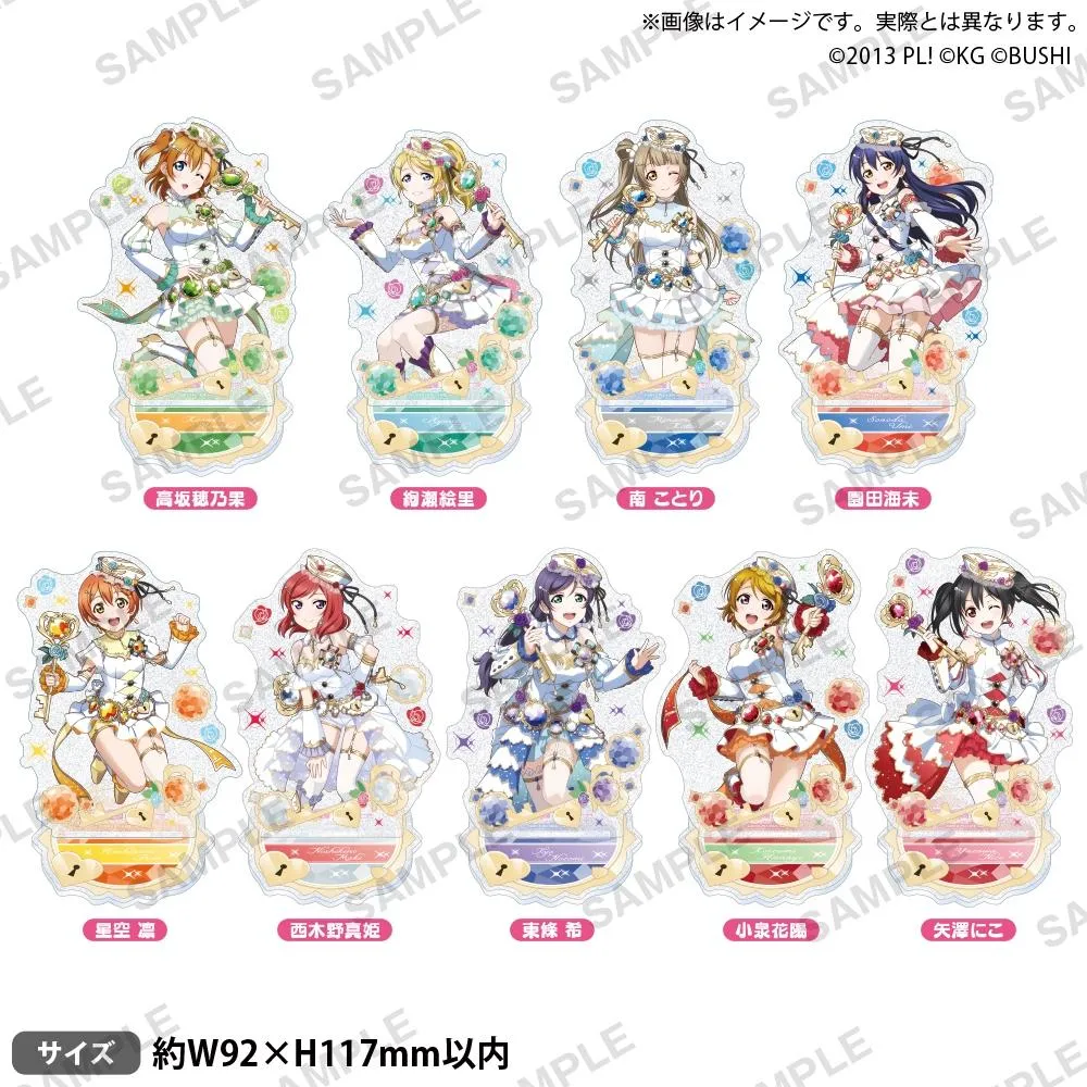 BUSHIROAD CREATIVE Love Live! μ's 誕生石ver. 亮粉角色壓克力立牌