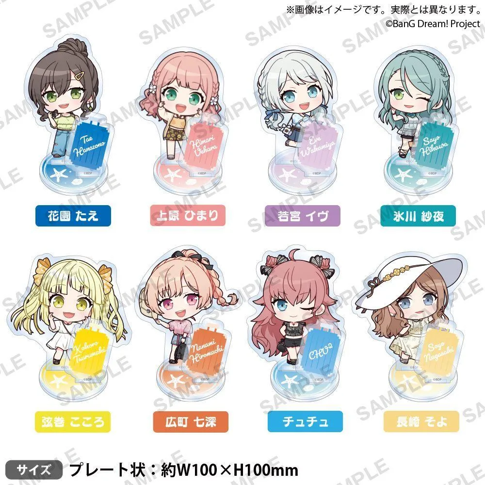 BUSHIROAD CREATIVE BanG Dream! Girls Band Party! 2024 Summer ver.GIGO組立式角色壓克力立牌