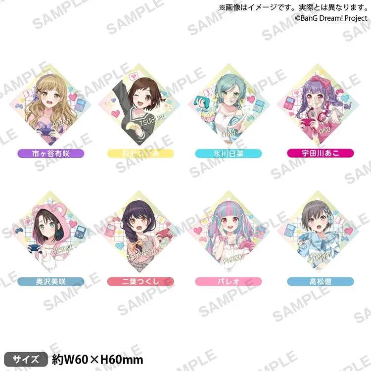 BUSHIROAD CREATIVE BanG Dream! Girls Band Party! Game Party! ver. 極光貼紙
