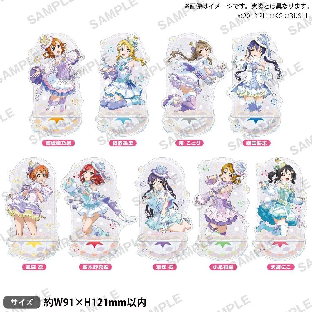 BUSHIROAD CREATIVE Love Live! μ's白雪ver. 角色亮粉壓克力立牌