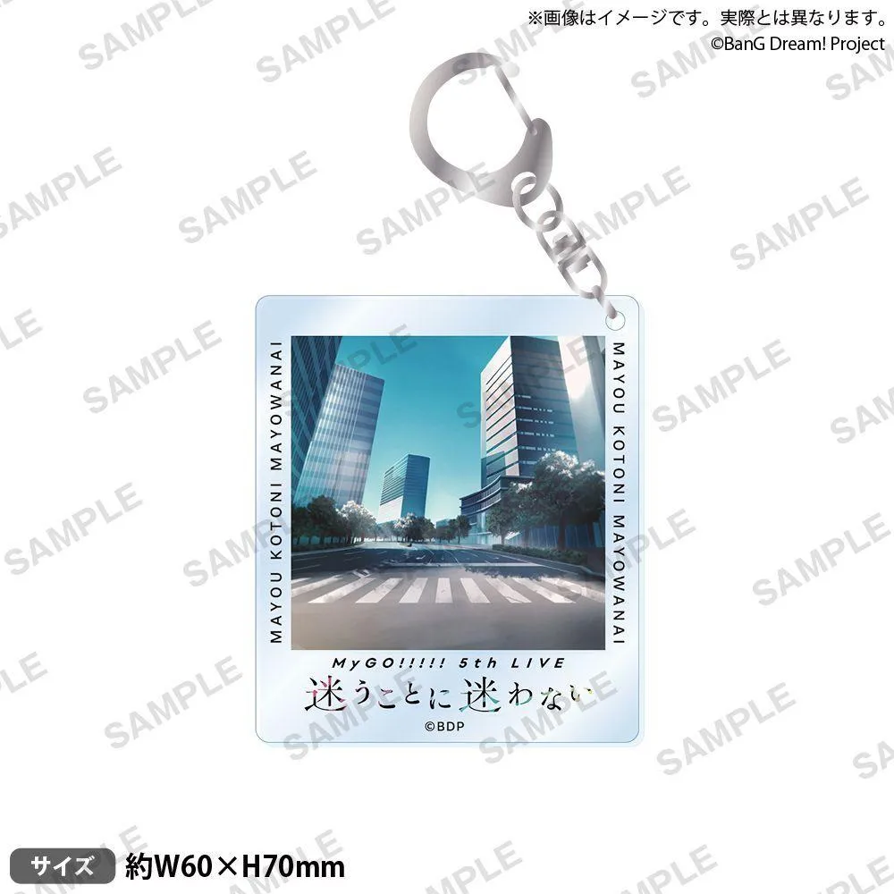 bushiroad creative MyGO!!!!! 5th LIVE「在迷途之中切勿迷失」壓克力鑰匙圈