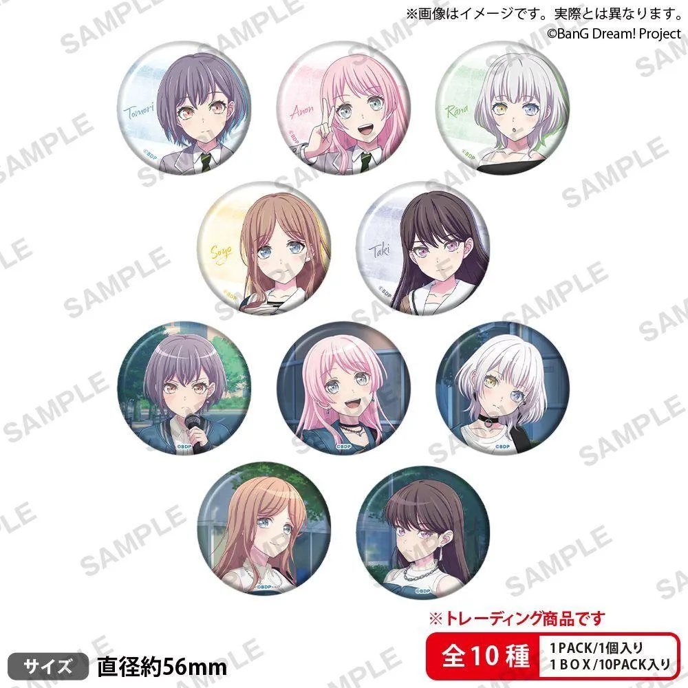 BUSHIROAD CREATIVE【盒抽】BanG Dream! It's MyGO!!!!! 角色徽章 (共10款，隨機出貨)