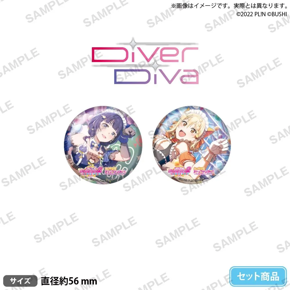BUSHIROAD CREATIVE Love Live! MIRACLE LIVE! DiverDiva ver.徽章套組