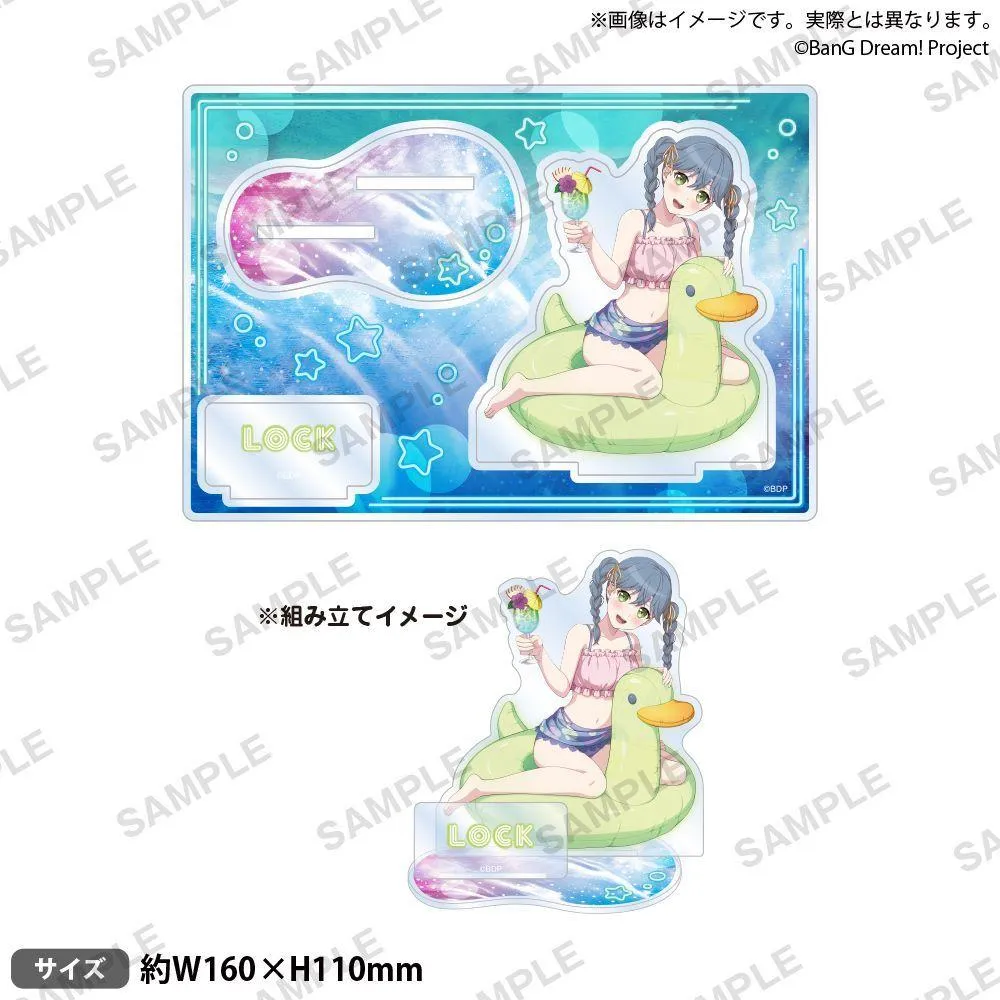 BUSHIROAD CREATIVE BanG Dream! Girls Band Party! Summer Night Party! ver.組裝式壓克力立牌