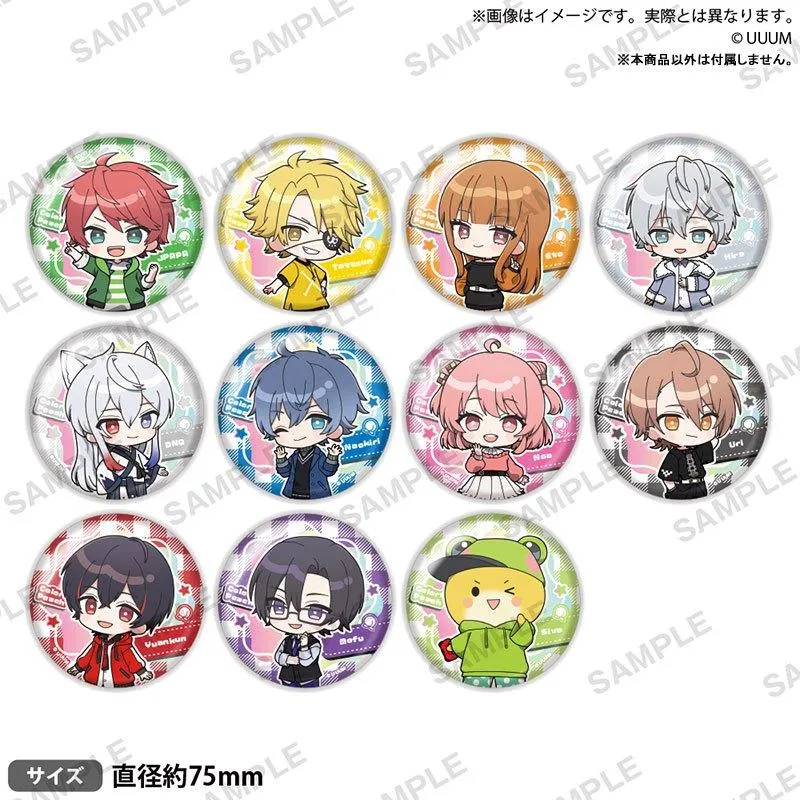 Bushiroad Creative 七彩桃子 Q版徽章造型隨身鏡 (全11種)