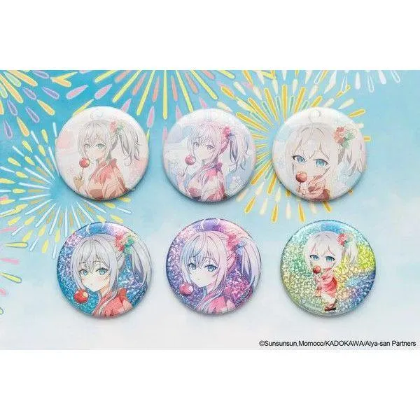 Bushiroad Creative【盒抽】不時輕聲地以俄語遮羞的鄰座艾莉同學 夏日祭典Ver. 遮羞艾莉 徽章別針(共6款，隨機出貨)