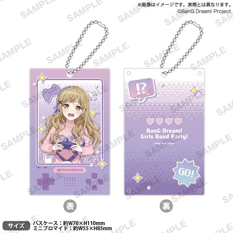 BUSHIROAD CREATIVE BanG Dream! Girls Band Party! Game Party! ver. 壓克力證件套組