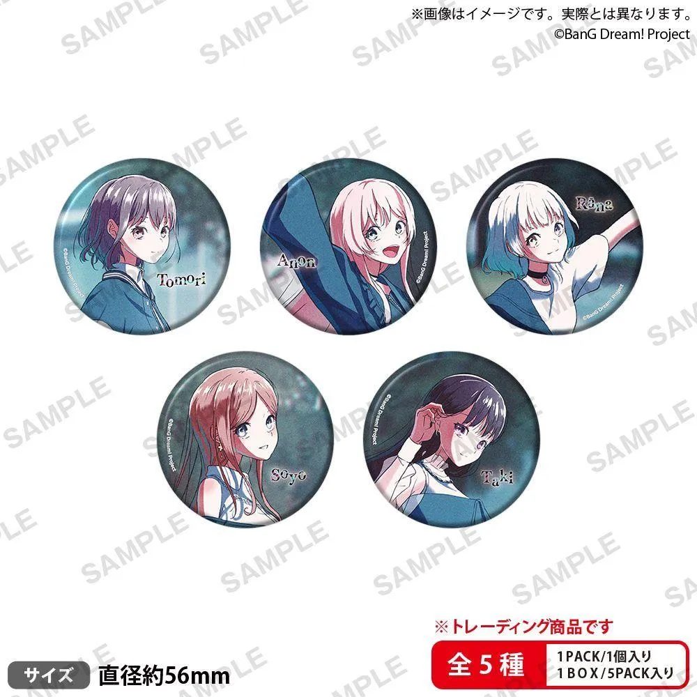 bushiroad creative【盒抽】MyGO!!!!! 5th LIVE「在迷途之中切勿迷失」角色徽章(共5款，隨機出貨)
