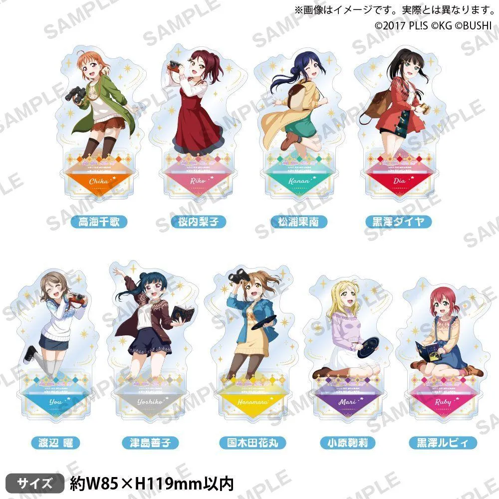 BUSHIROAD CREATIVE Love Live! Aqours 水團 宇宙 ver. 角色壓克力立牌