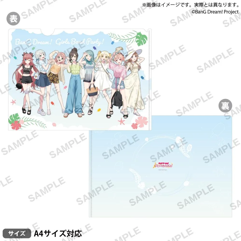 BUSHIROAD CREATIVE BanG Dream! Girls Band Party! 2024 Summer ver. GIGO A4資料夾