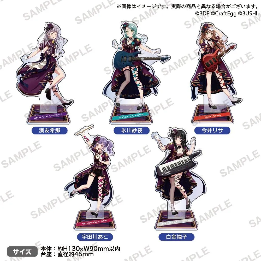 BUSHIROAD CREATIVE BanG Dream! 9th☆LIVE「The Beginning」Roselia 角色壓克力立牌