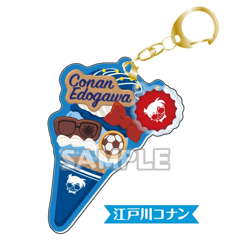 BUSHIROAD CREATIVE 名偵探柯南 冰淇淋造型角色鑰匙圈