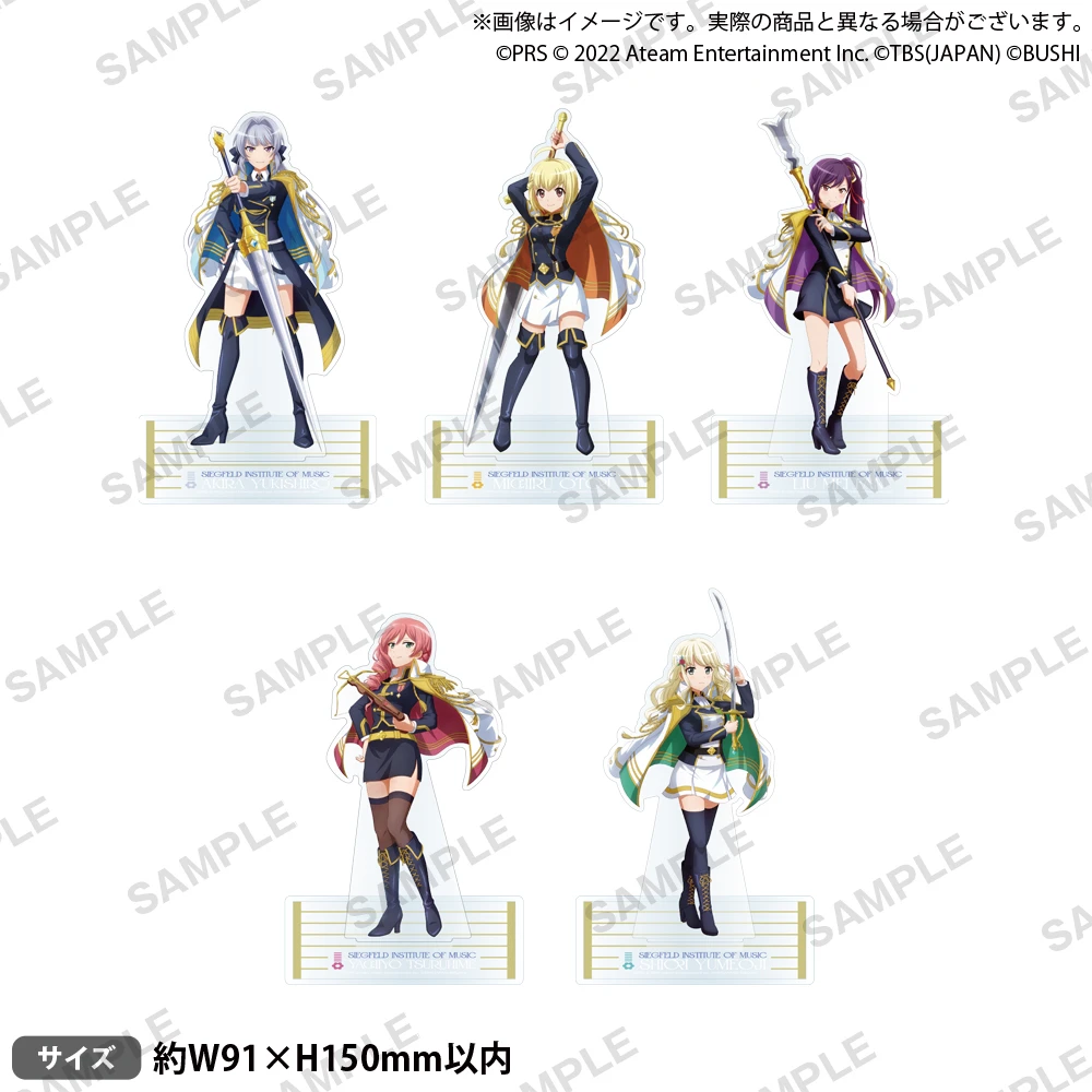 BUSHIROAD CREATIVE 少女☆歌劇Revue Starlight -The LIVE Edel- Delight 角色立牌