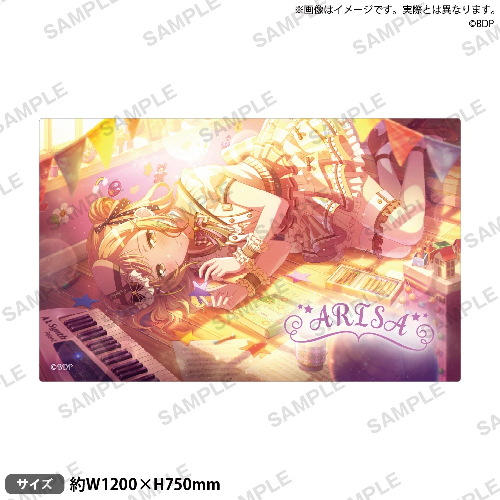 BUSHIROAD CREATIVE BanG Dream! 伴你入眠 ver. 角色涼感大毛巾