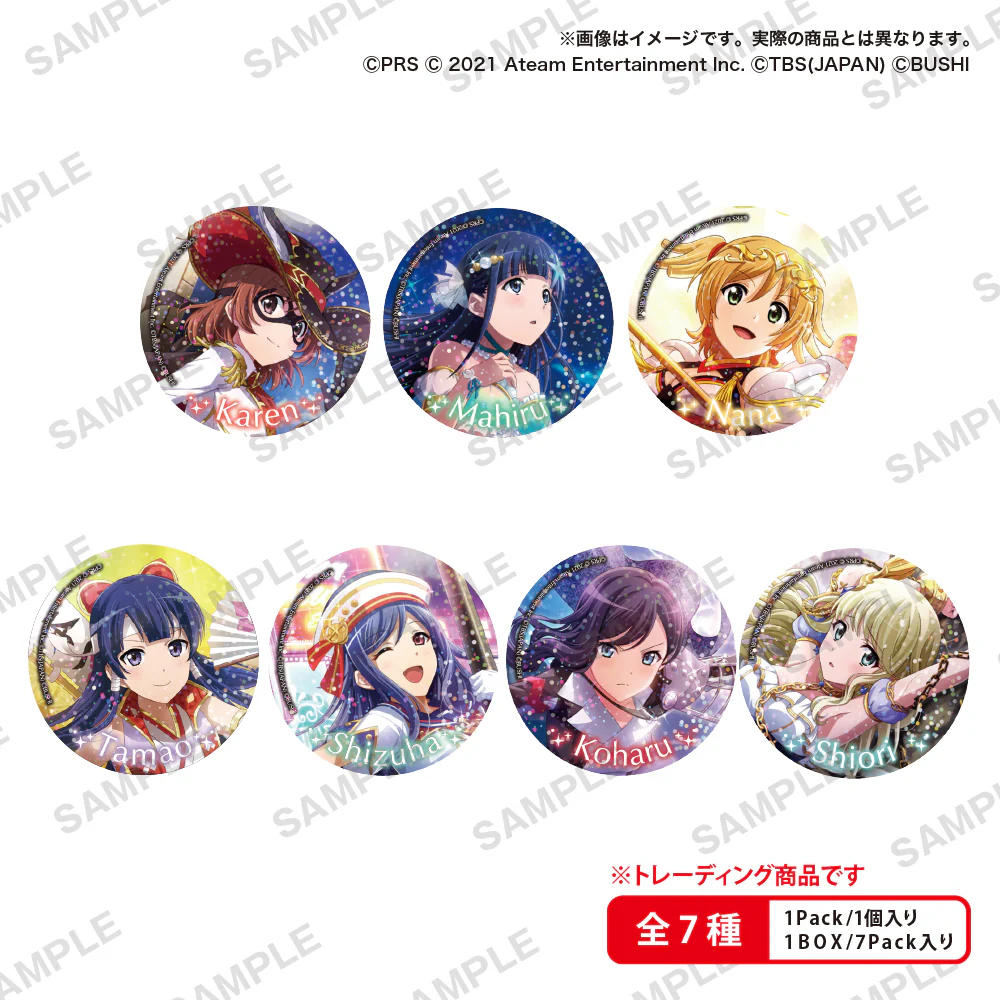 BUSHIROAD CREATIVE 盒抽 少女☆歌劇 Revue Starlight -Re LIVE- 角色徽章vol.1