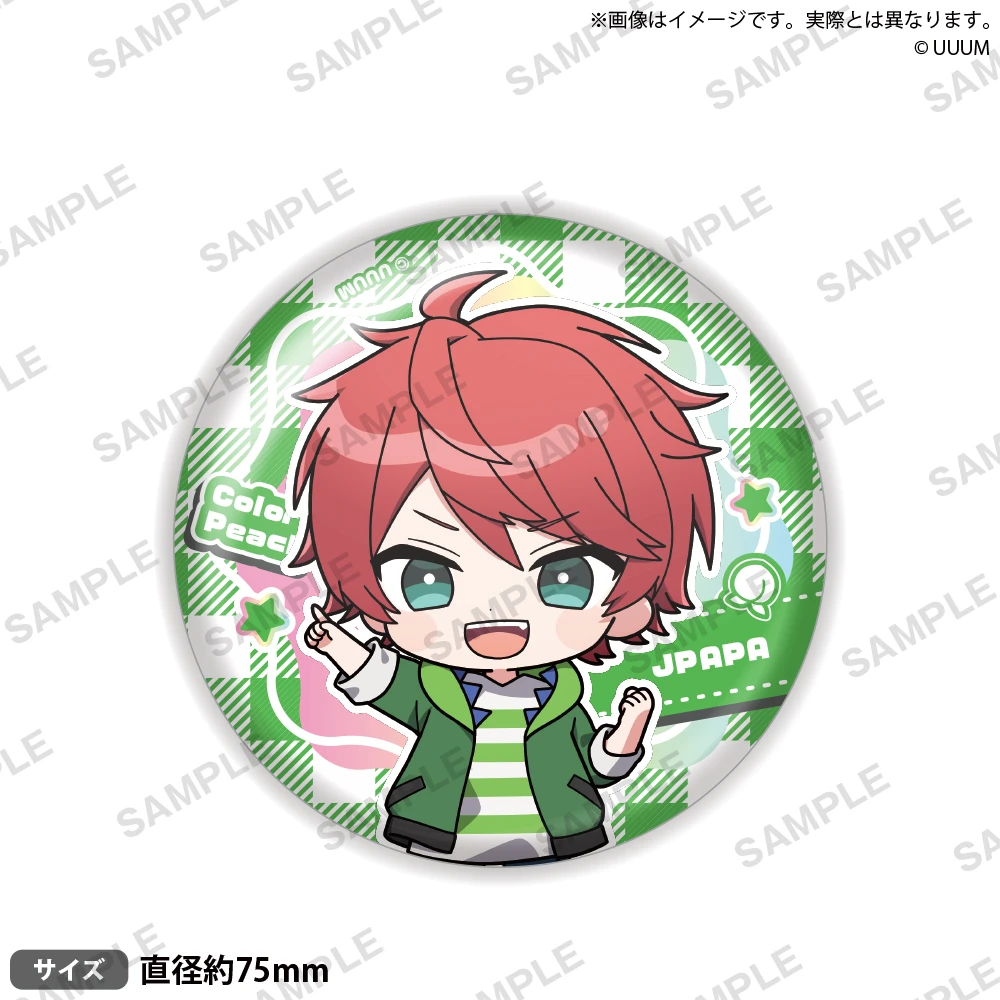 Bushiroad Creative 七彩桃子 Q版徽章造型隨身鏡 (全11種)