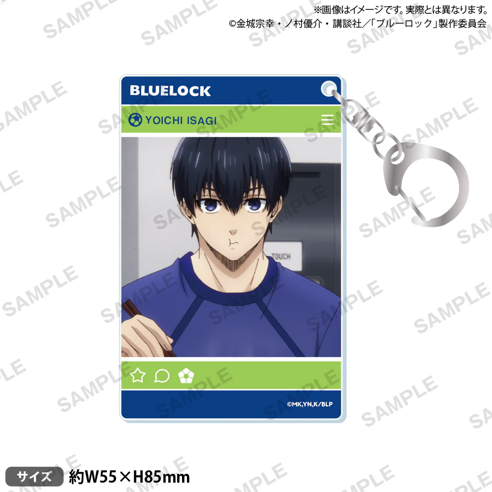 BUSHIROAD CREATIVE 「 BLUE LOCK 藍色監獄 」動畫場景 角色壓克力鑰匙圈