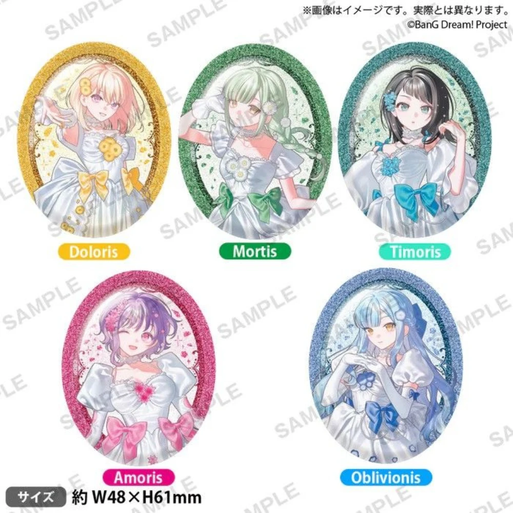 BanG Dream! Ave Mujica 橢圓徽章 錦花夢 ver.